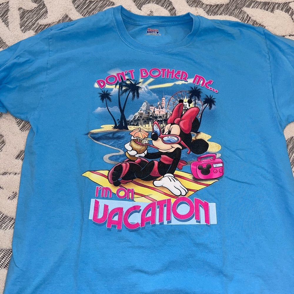 hanes large short sleeve disney t shirt